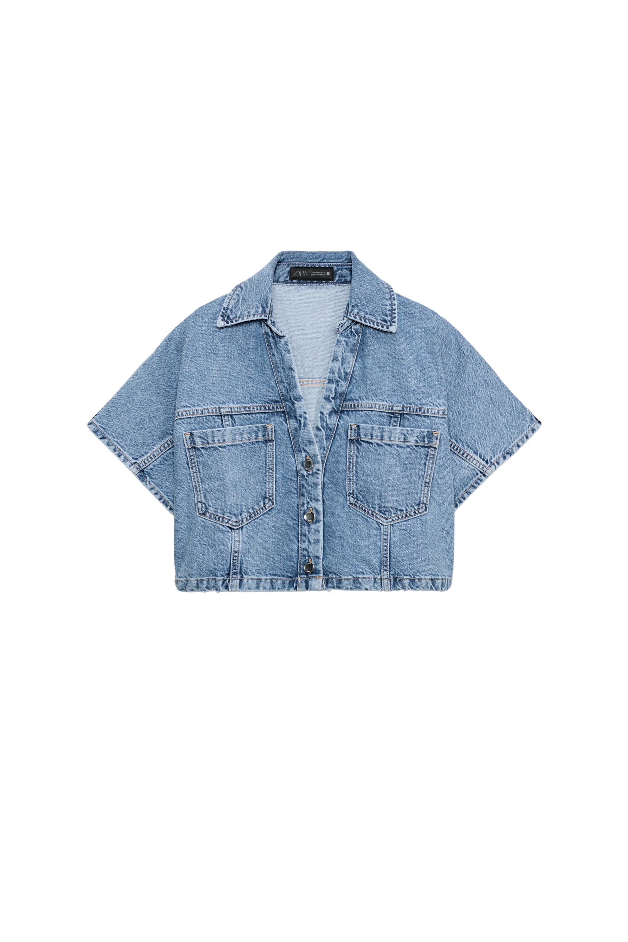 Z1975 CROPPED DENIM SHIRT